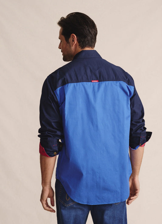 S Kidman - Men's Armstrong Work Shirt Mid Blue