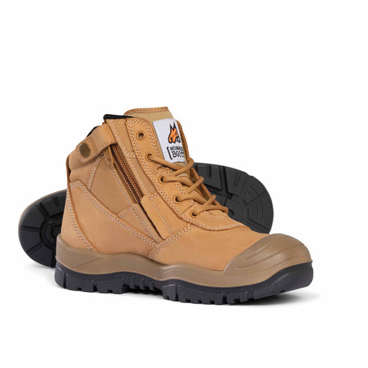 Mongrel - 461 Zipsider Boot with Scuff Cap