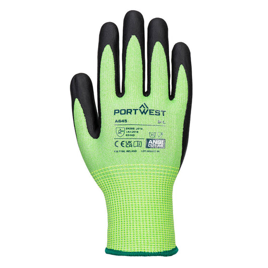 PORTWEST - Green Cut 5 Nitrile Foam Glove