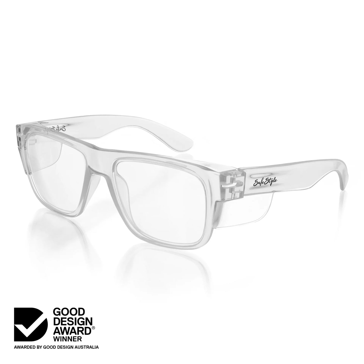 Safe Style - Fusions Clear Frame Clear Lens Safety Glasses