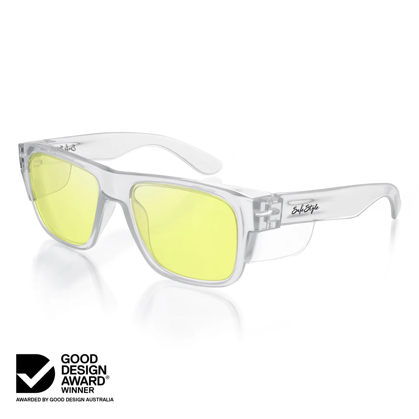 Safe Style - Fusions Clear Frame Yellow Lens