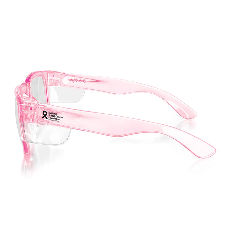 Safe Style - Fusions Pink Frame Clear Lens Safety Glasses