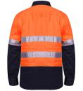 Ritemate - 2 Tone Closed Front L/S Shirt 50MM Reflective Tape