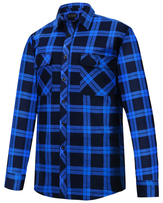 Pilbara - Flannelette Quilted Shirt Open Front