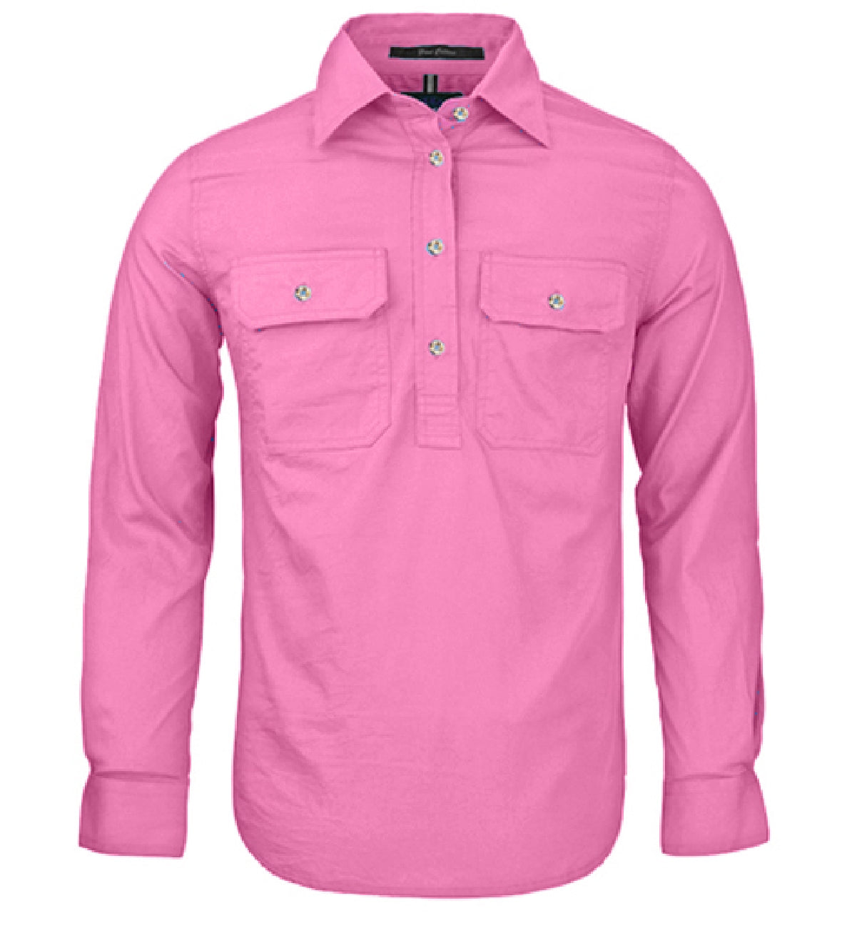 Pilbara - Womens Closed Front L/S Shirt Blush