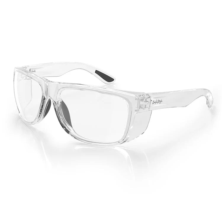 Safe Style - Rapids Clear Frame Clear Lens Safety Glasses