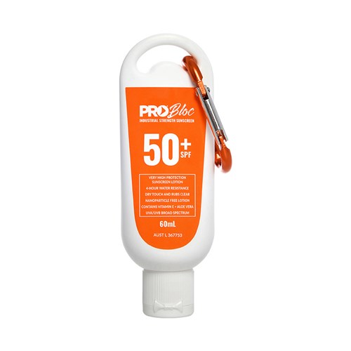 ProBloc - Probloc Spf 50 + Sunscreen 60Ml Squeeze Bottle With Carabiner