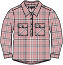 Ritemate - Flannelette Shirt Children's Closed Front