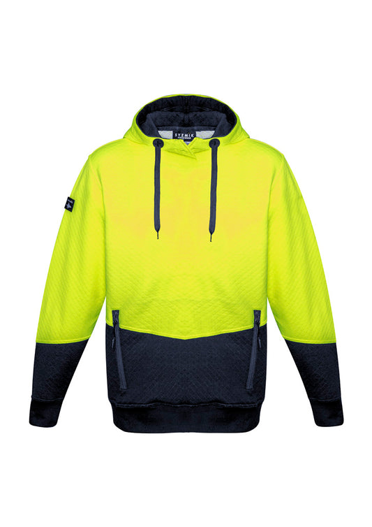 Syzmik - Unisex Hi Vis Textured Jacquard Hoodie