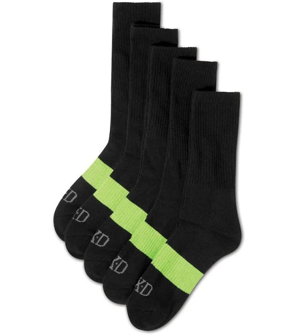 FXD - 5 Pack Crew Socks
