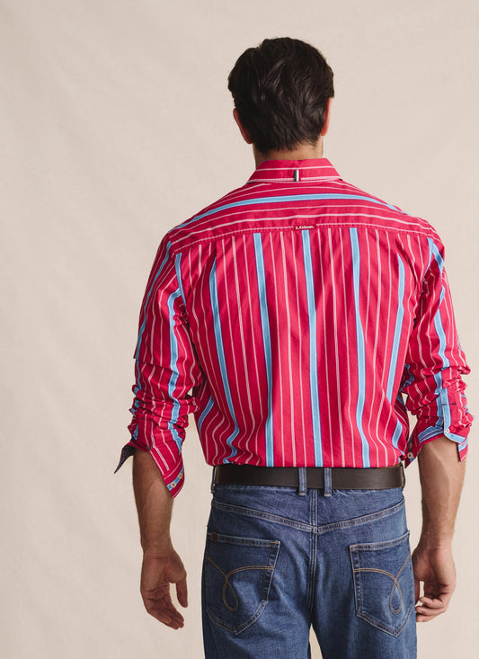 S Kidman - Men's Aberdeen Long Sleeve Shirt Pink