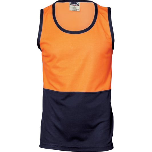 DNC - Cotton Back Two Tone Singlet