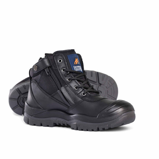Mongrel - 461 Zipsider Boot with Scuff Cap