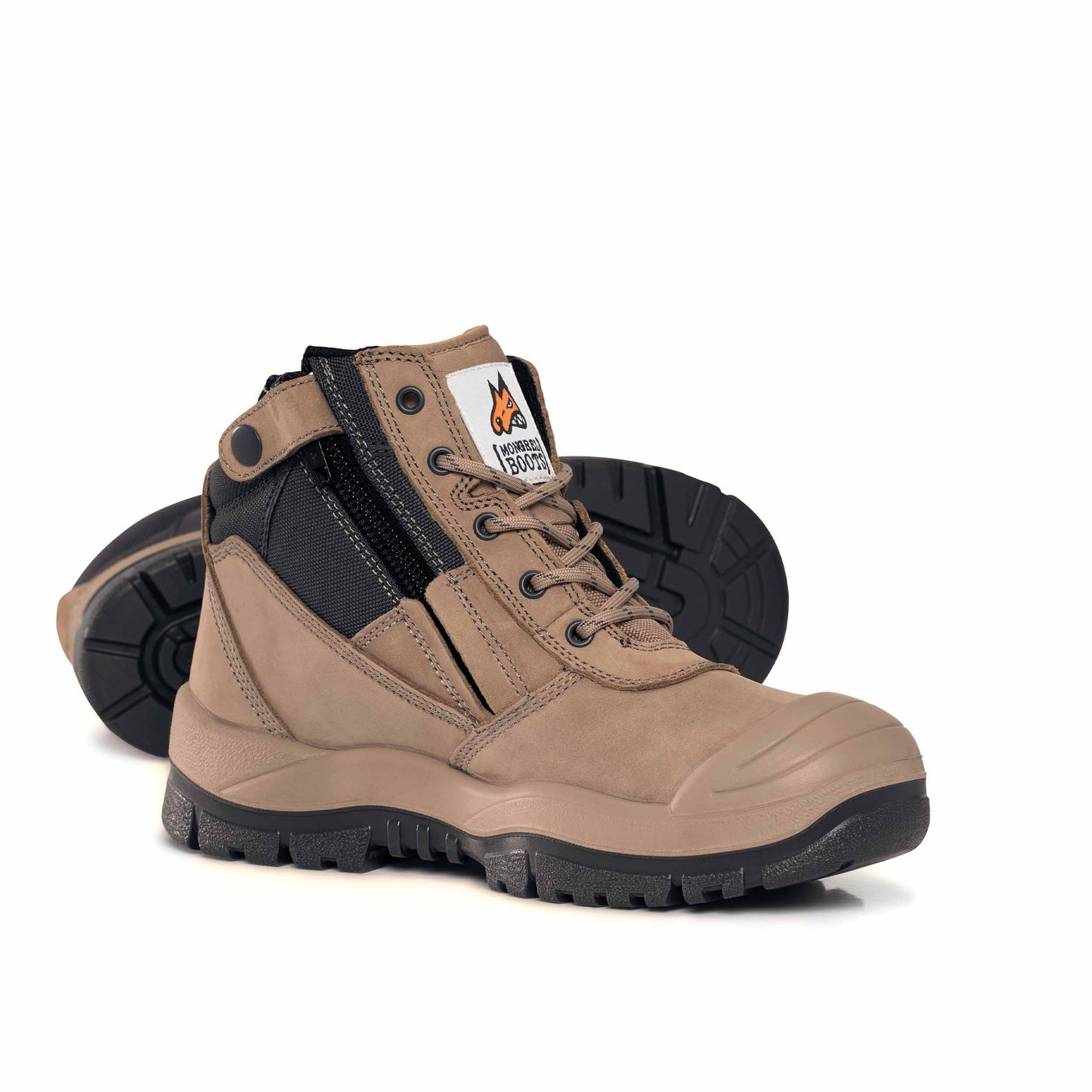 MONGREL - ZIPSIDER BOOT W/ SCUFF CAP 461060