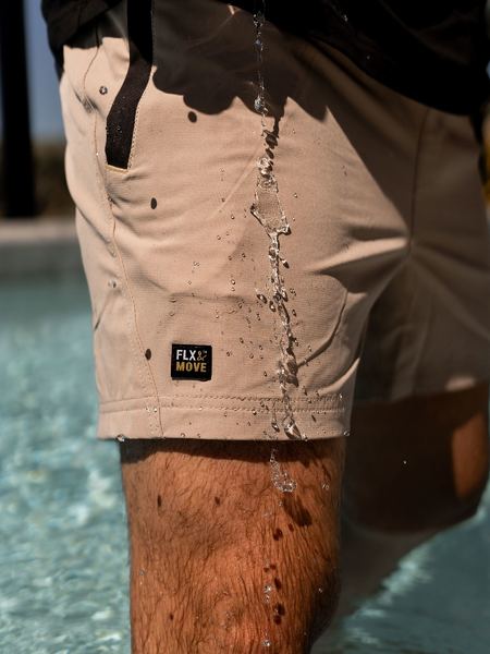 Bisley - Flx & Move™BSH1331,  4-Way Stretch Elastic Waist Short