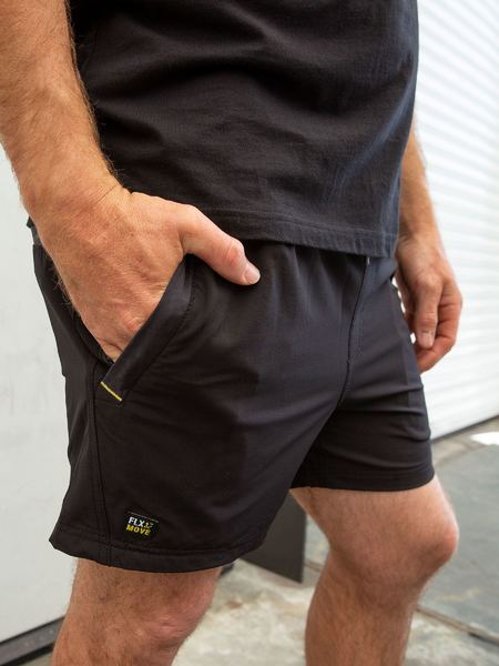 Bisley - Flx & Move™BSH1331,  4-Way Stretch Elastic Waist Short