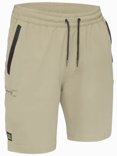 Bisley - Flx & Move™ BSHC1333, 4-Way Stretch Elastic Waist Cargo Short