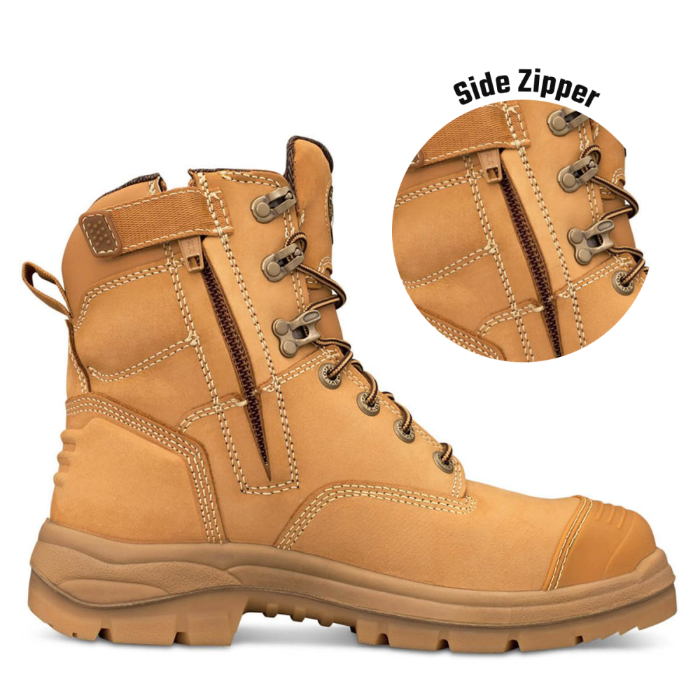 Oliver - 150mm Zip Sided Boot (Metal Cap)