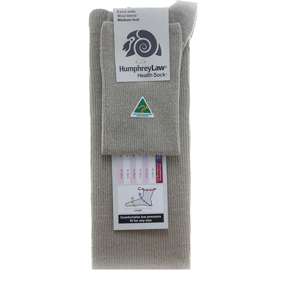 Humphrey Law - Wool/Nylon Low Pressure Health Sock