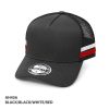 GRACE - AH456 – A-Frame Striped Trucker Cap