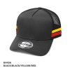 GRACE - AH456 – A-Frame Striped Trucker Cap