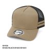 GRACE - AH456 – A-Frame Striped Trucker Cap