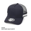 GRACE - AH456 – A-Frame Striped Trucker Cap