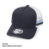 GRACE - AH456 – A-Frame Striped Trucker Cap
