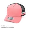 GRACE - AH456 – A-Frame Striped Trucker Cap