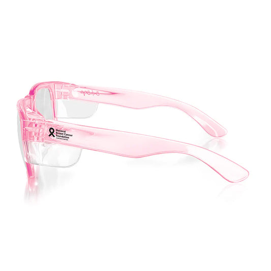 Safe Style - Fusions Pink Frame Clear Lens Safety Glasses