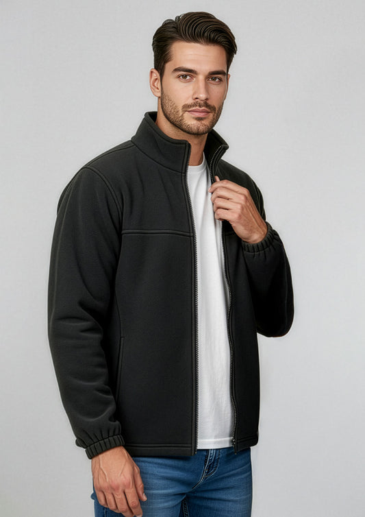 Fashion Biz - PLAIN MICRO FLEECE JACKET
