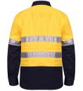 Ritemate -  2 Tone Closed Front L/S Shirt 50MM Reflective Tape