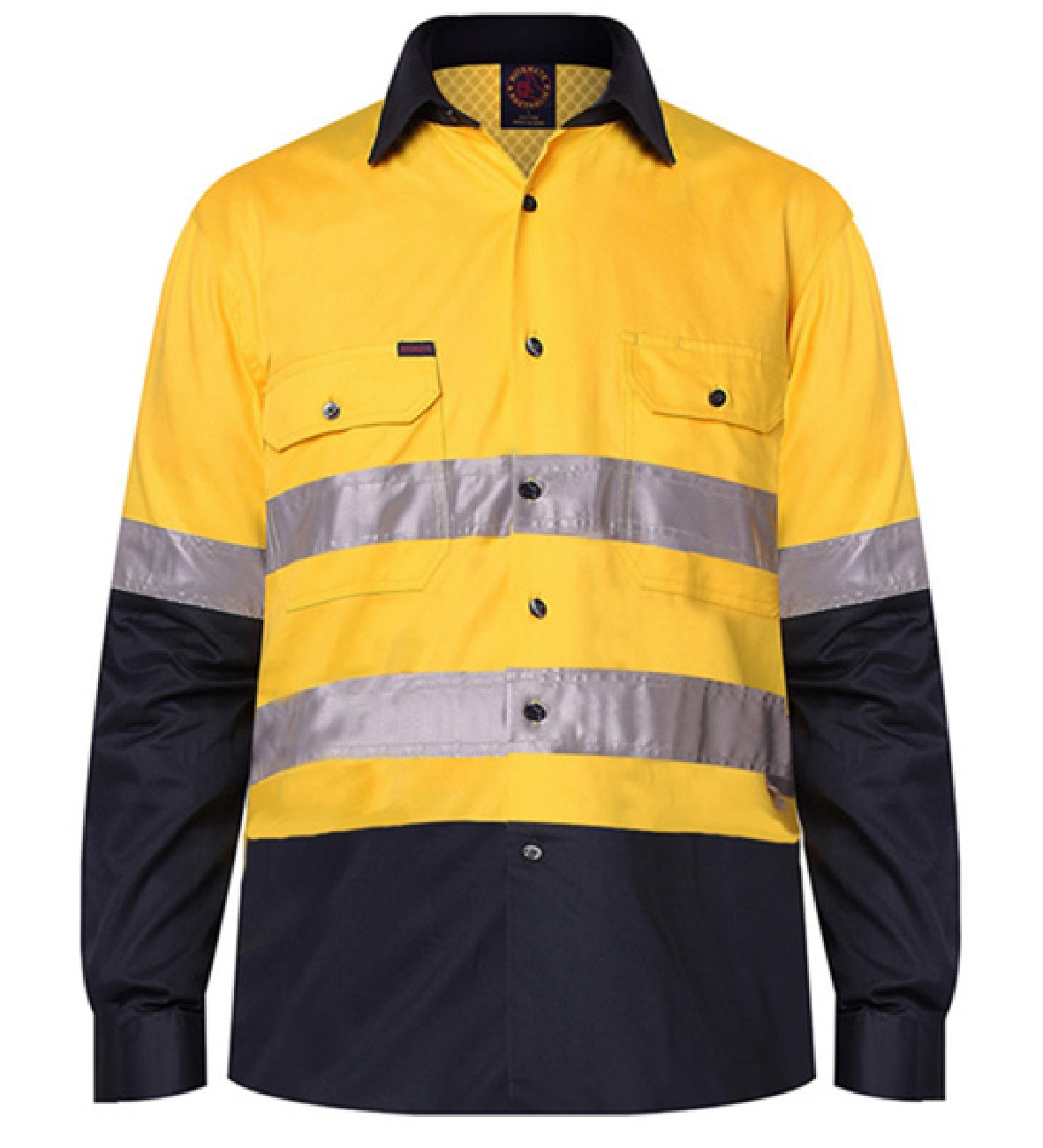 RITEMATE - Vented Open Front L/W L/S 50MM Reflective Tape