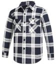 Ritemate - Flannelette Shirt Children's Open Front
