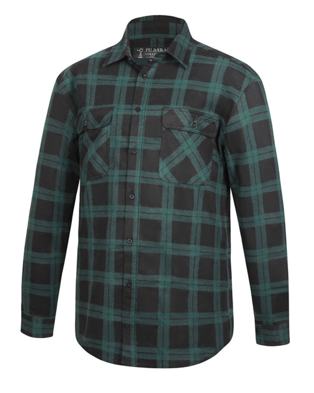 Pilbara - Flannelette Quilted Shirt Open Front