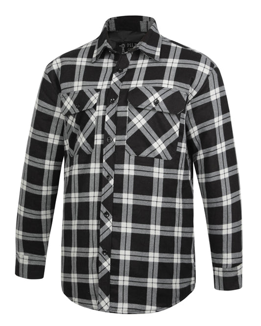 Pilbara - Flannelette Quilted Shirt Open Front