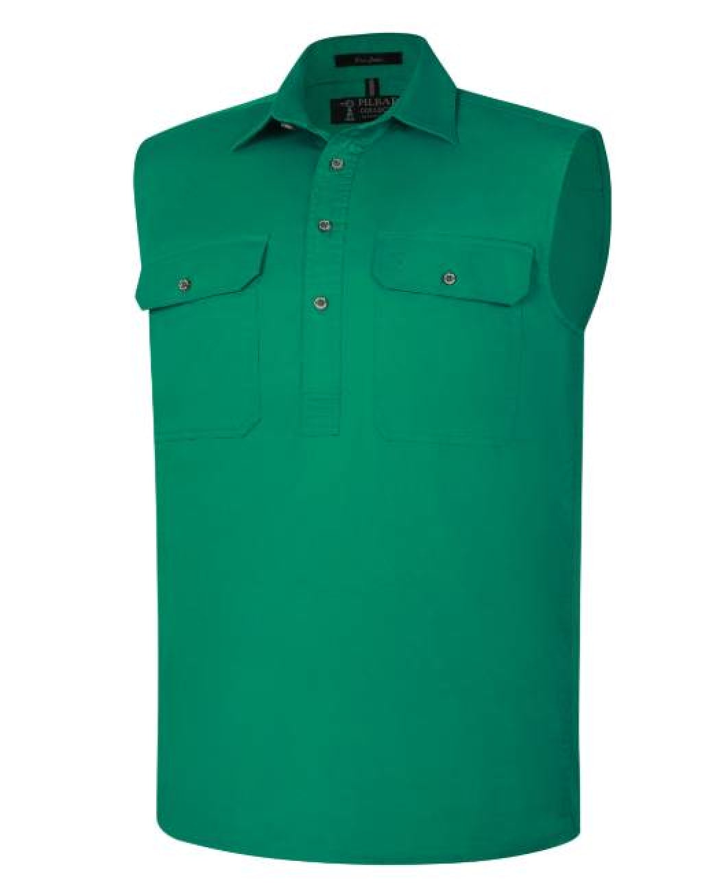 Pilbara - Men's Closed Front Sleeveless Shirt