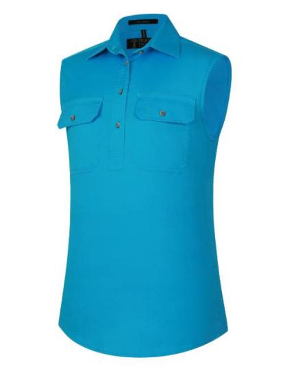 Pilbara - Women's Closed Front Sleeveless Shirt