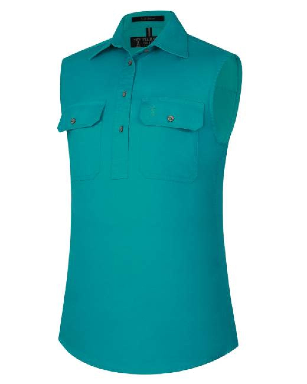 Pilbara - Women's Closed Front Sleeveless Shirt
