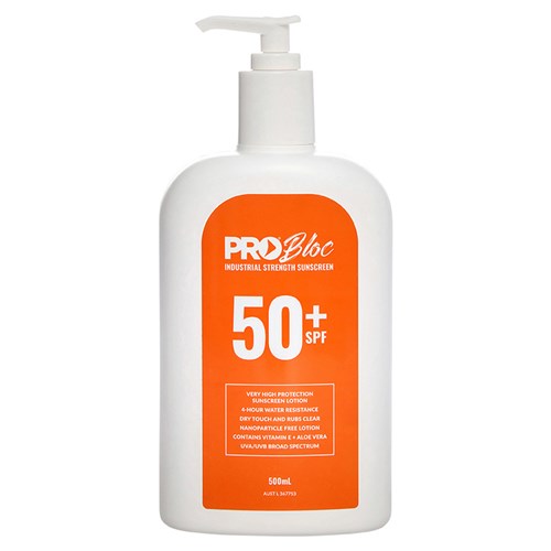 Probloc -  Spf 50 + Sunscreen 500Ml Pump Bottle