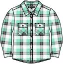 Pilbara - Flannelette Shirt Children's Open Front