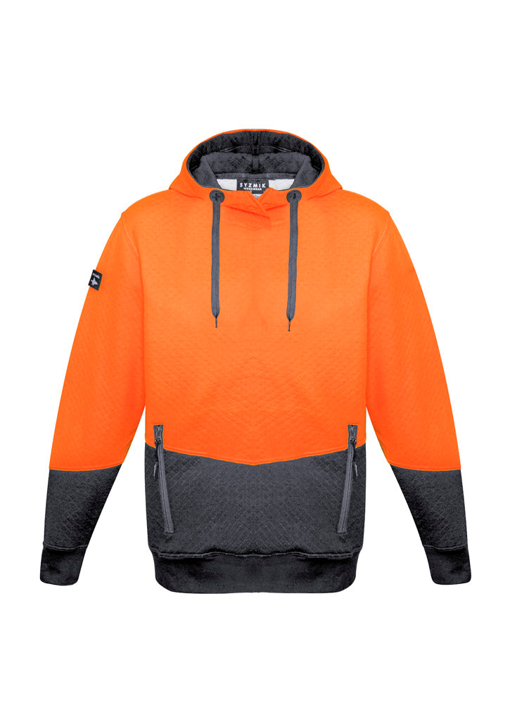 Syzmik - Unisex Hi Vis Textured Jacquard Hoodie