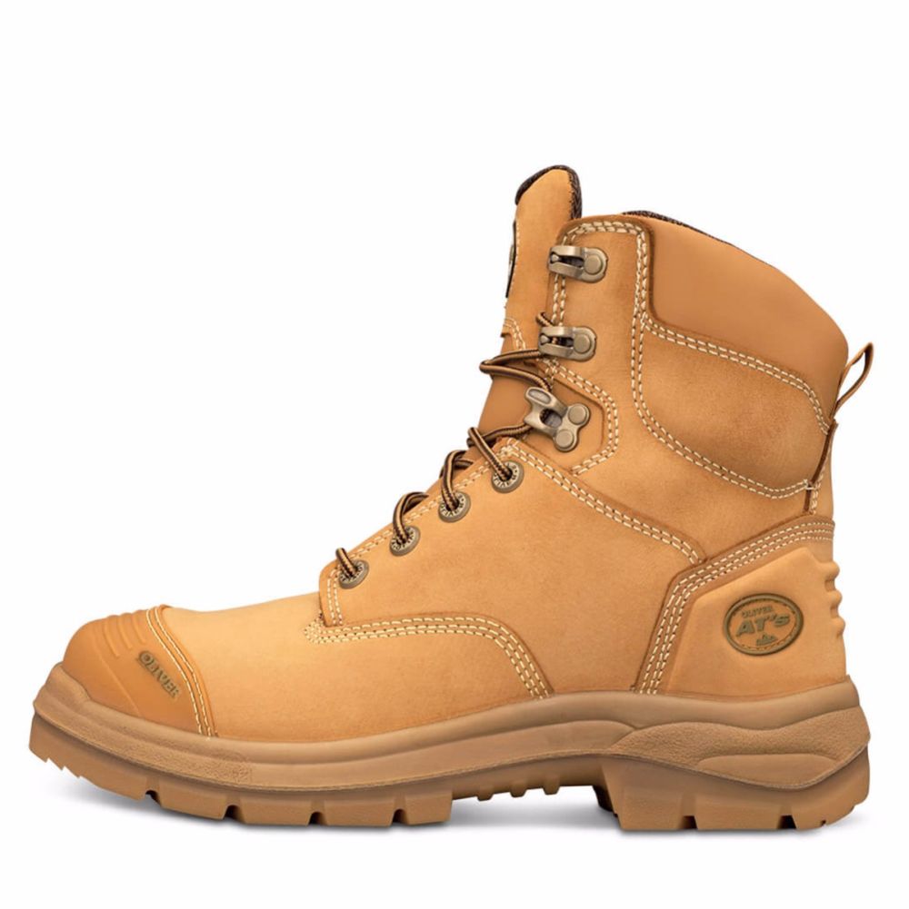 Oliver - 150mm Zip Sided Boot (Metal Cap)