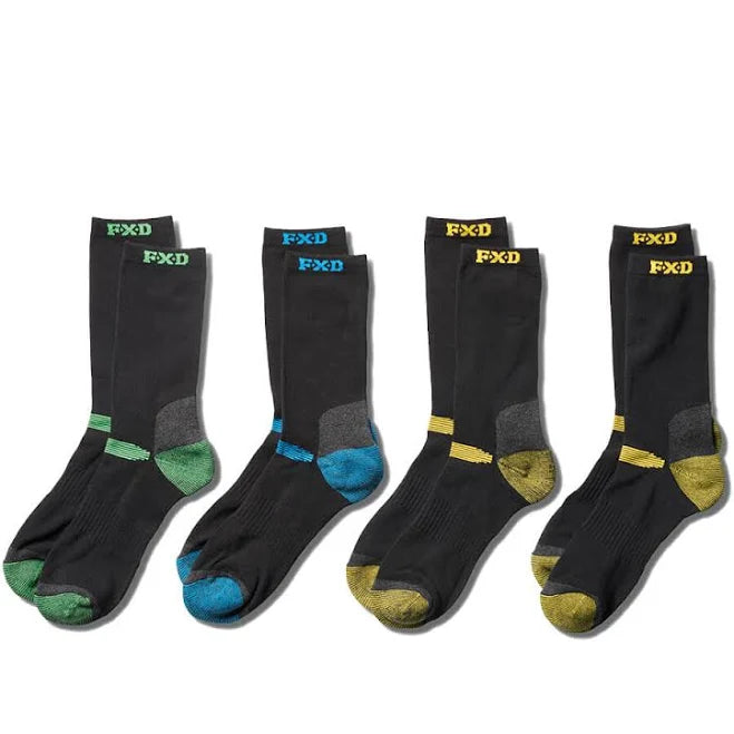 FXD - 4 Pack Crew Socks