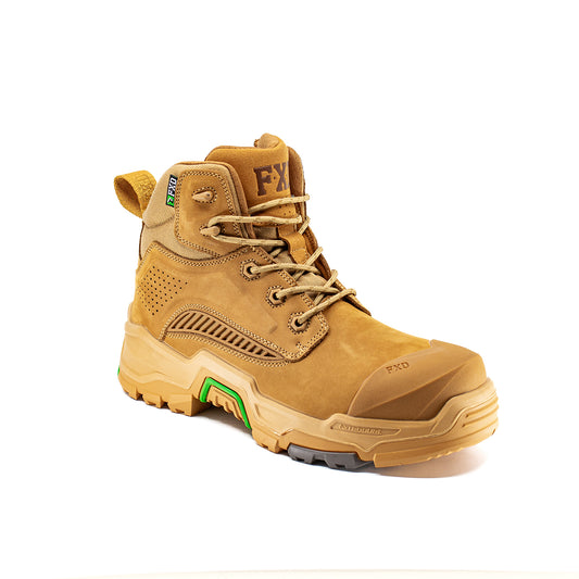 FXD -DURA◆X TWO - NITROCORE™ MID CUT, HIGH PERFORMANCE WORK BOOTS - Wheat